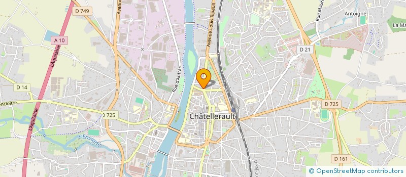 localisation de l'entreprise BOULANGERIE LA FAMILIALE à CHATELLERAULT