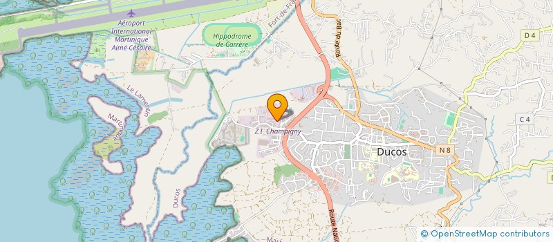 localisation de l'entreprise BOULANGERIE LA GUERANDE TROIS ILETS  DUCOS