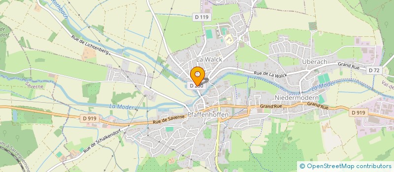 localisation de l'entreprise BOULANGERIE LA LAITERIE SARL  RINGENDORF