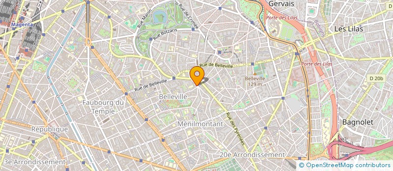 localisation de l'entreprise BOULANGERIE LA MARE  PARIS