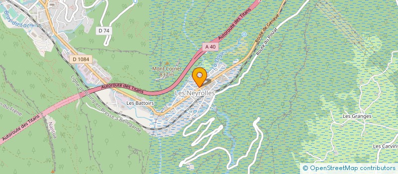 localisation de l'entreprise BOULANGERIE LA NOTRE  LES NEYROLLES