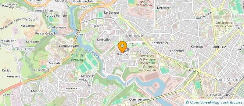 localisation de l'entreprise BOULANGERIE LA REINE à BREST
