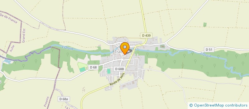 localisation de l'entreprise BOULANGERIE LA TRAINELLOISE  TRAINEL