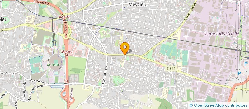 localisation de l'entreprise BOULANGERIE LACHARD  MEYZIEU