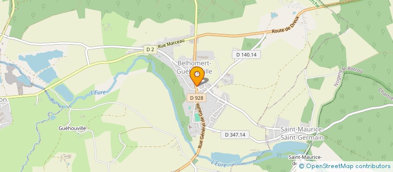 localisation de l'entreprise BOULANGERIE LAGAND à BELHOMERT-GUEHOUVILLE