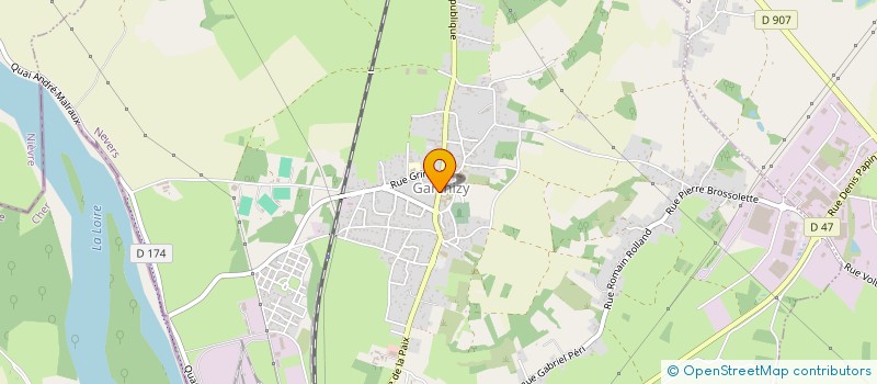 localisation de l'entreprise BOULANGERIE LANTIER  GARCHIZY