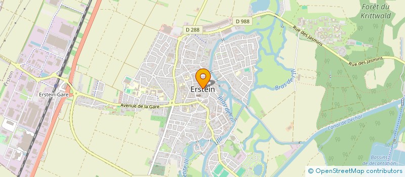 localisation de l'entreprise BOULANGERIE LAURENT  ERSTEIN