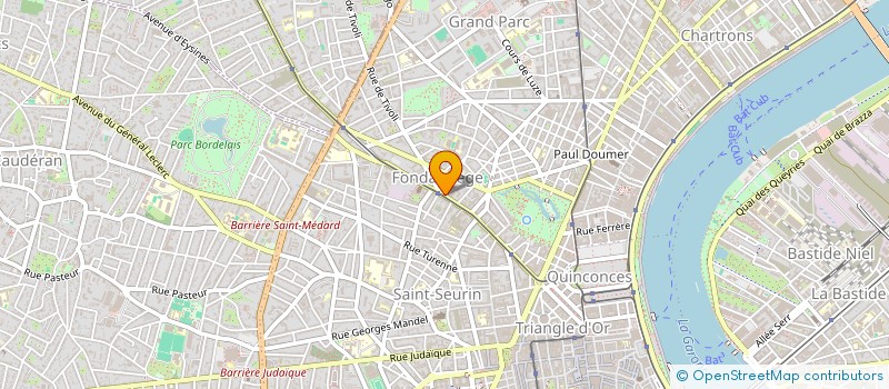 localisation de l'entreprise BOULANGERIE LAZARO à BORDEAUX