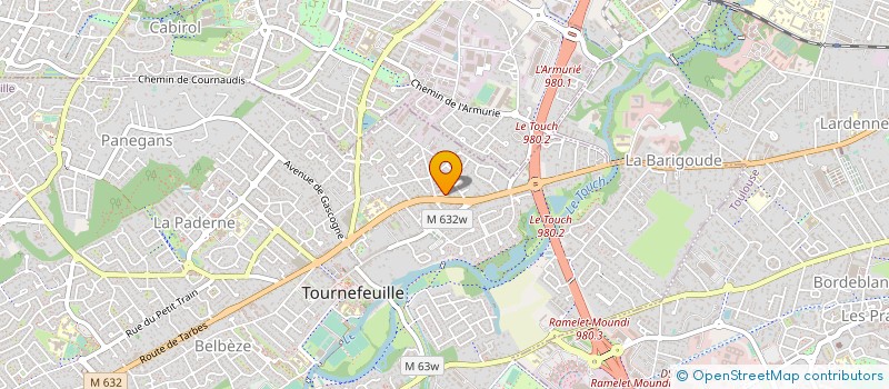 localisation de l'entreprise BOULANGERIE LE COLIBRI à TOURNEFEUILLE