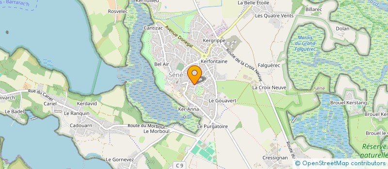 localisation de l'entreprise BOULANGERIE LE LAUSQUE à SENE
