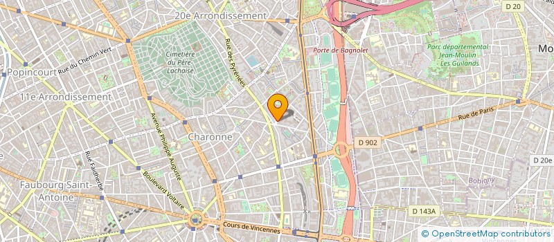 localisation de l'entreprise BOULANGERIE LE PAIN D'OR  PARIS