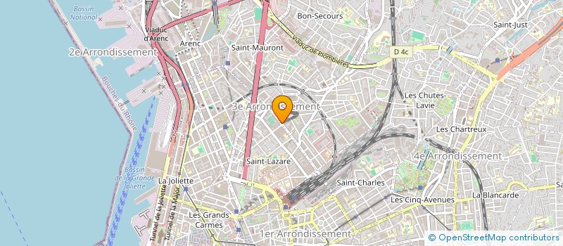 localisation de l'entreprise BOULANGERIE LE PRESTIGE  MARSEILLE