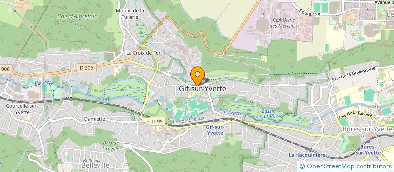localisation de l'entreprise BOULANGERIE LEFLOUR à GIF-SUR-YVETTE
