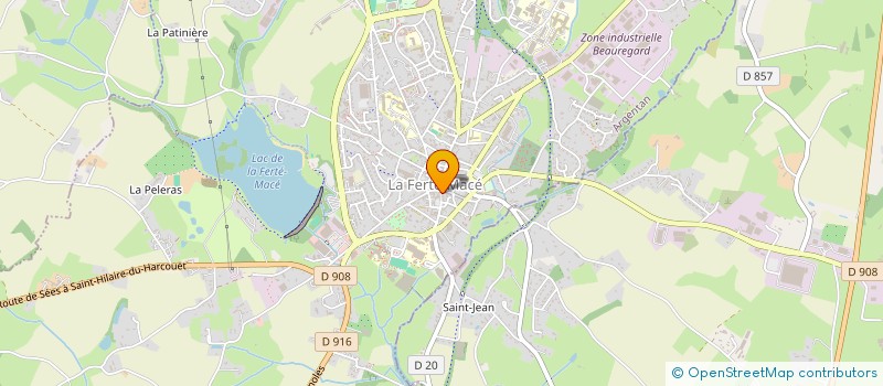 localisation de l'entreprise BOULANGERIE LEGOUPIL DESCHAMPS à LA FERTE MACE