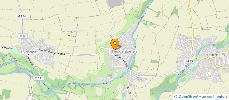 localisation de l'entreprise BOULANGERIE LEONI  HANGENBIETEN