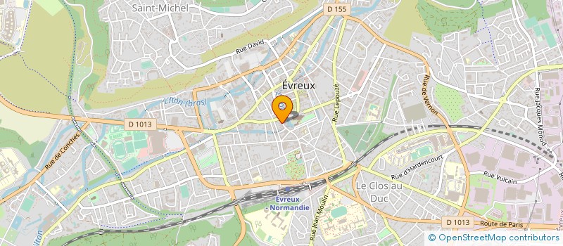 localisation de l'entreprise BOULANGERIE LEPENANT à EVREUX