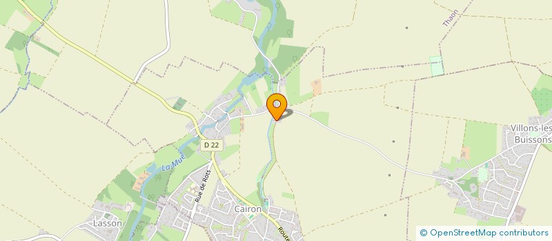 localisation de l'entreprise BOULANGERIE LERAY  CAIRON