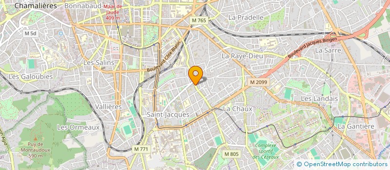 localisation de l'entreprise BOULANGERIE LES NEUFS SOLEILS à CLERMONT-FERRAND