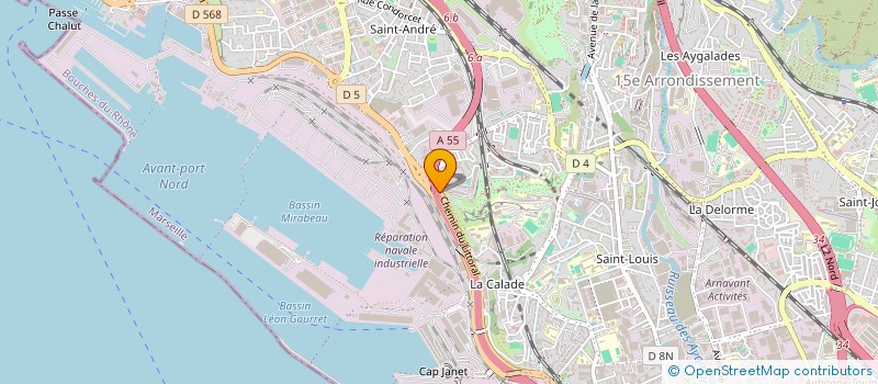 localisation de l'entreprise BOULANGERIE LES SOURCES à MARSEILLE
