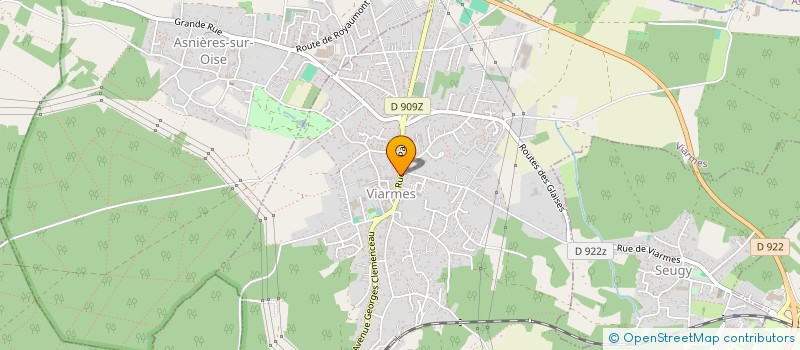 localisation de l'entreprise BOULANGERIE LEYMARIE  VIARMES