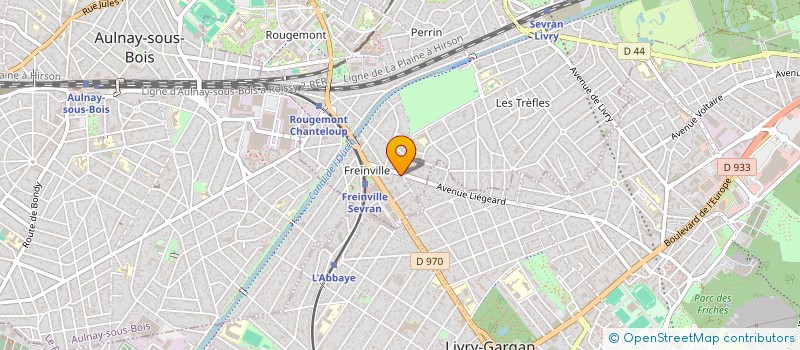 localisation de l'entreprise BOULANGERIE LIEGEARD à SEVRAN