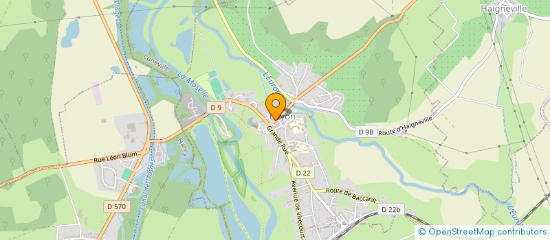 localisation de l'entreprise BOULANGERIE LILIAN CERESERO  BAYON