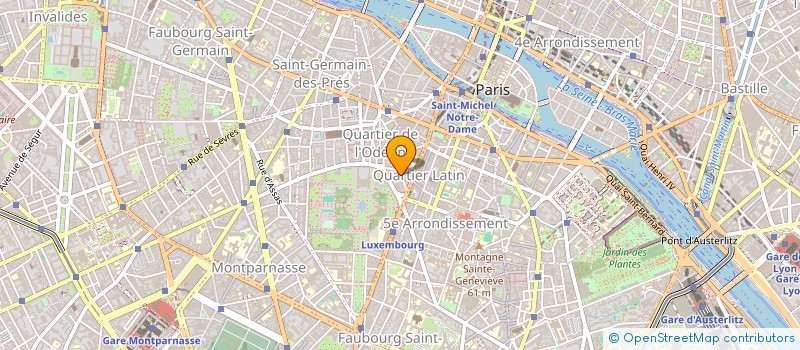 localisation de l'entreprise BOULANGERIE LUXEMBOURG  PARIS