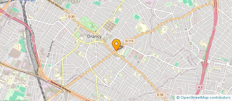 localisation de l'entreprise BOULANGERIE MAADER à DRANCY