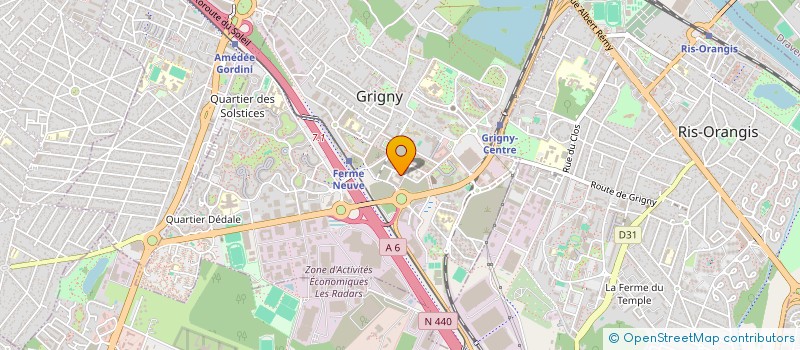 localisation de l'entreprise BOULANGERIE MABROUK à GRIGNY