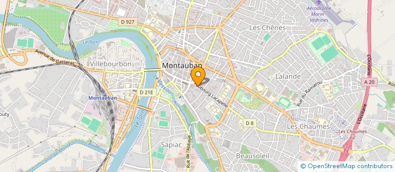 localisation de l'entreprise BOULANGERIE MAISON FOURNIER à MONTAUBAN