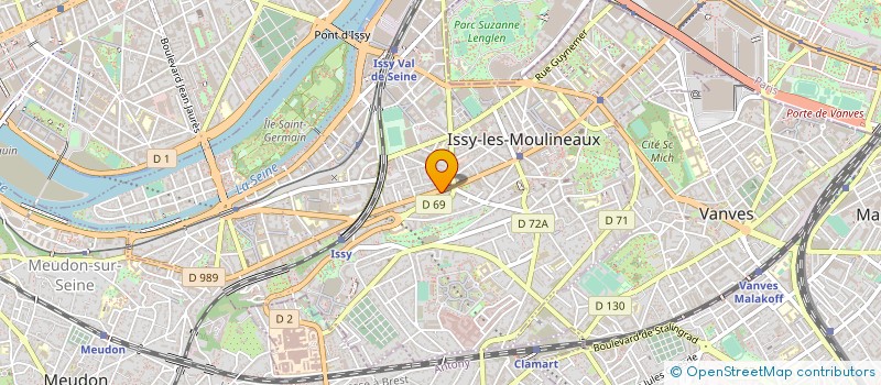 localisation de l'entreprise BOULANGERIE MALCOM à ISSY-LES-MOULINEAUX