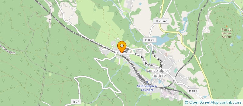 localisation de l'entreprise BOULANGERIE MALKI  BERSAC-SUR-RIVALIER