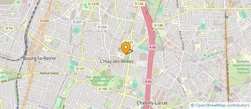 localisation de l'entreprise BOULANGERIE MAMI  L'HAY-LES-ROSES