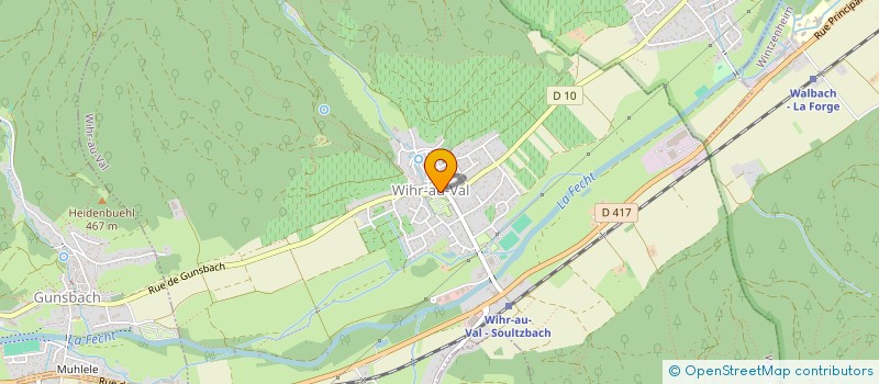 localisation de l'entreprise BOULANGERIE MARIE.H.  WIHR-AU-VAL