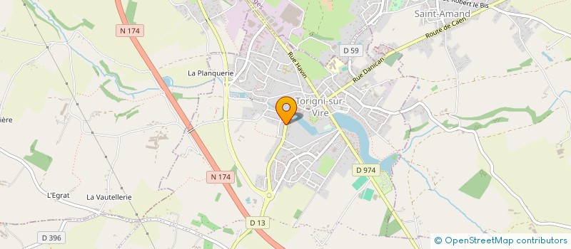 localisation de l'entreprise BOULANGERIE MARIE SARL  TORIGNY-LES-VILLES