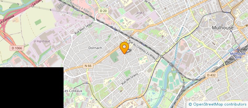 localisation de l'entreprise BOULANGERIE MARULLI  MULHOUSE