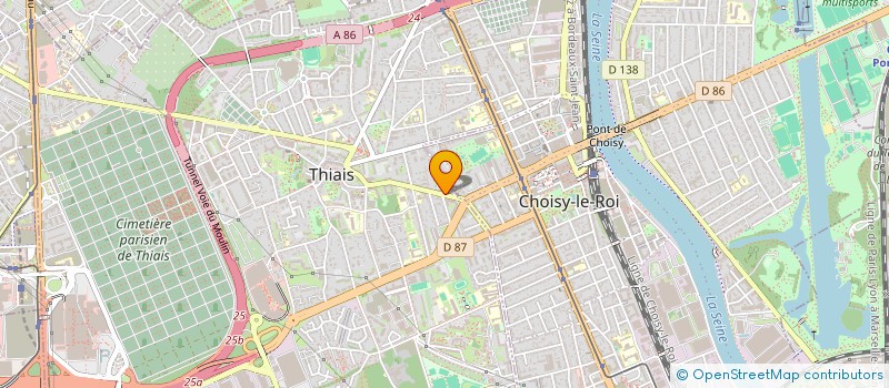 localisation de l'entreprise BOULANGERIE MES AMIS  THIAIS