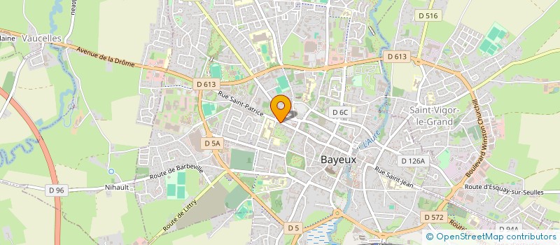 localisation de l'entreprise BOULANGERIE MICHOT à BAYEUX