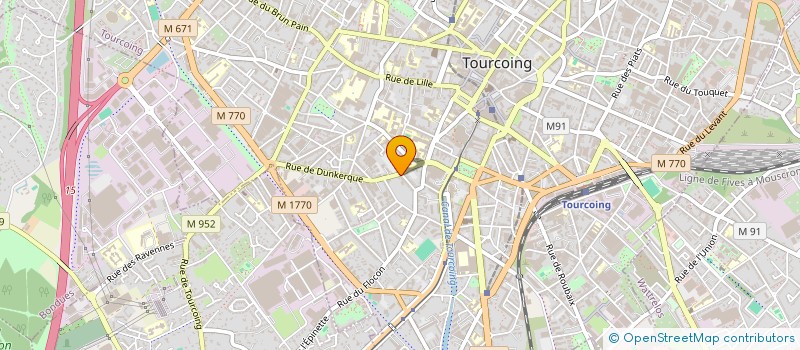 localisation de l'entreprise BOULANGERIE  MIE MIE  TOURCOING