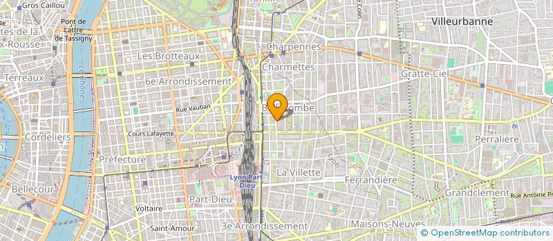 localisation de l'entreprise BOULANGERIE MYLANN à LYON