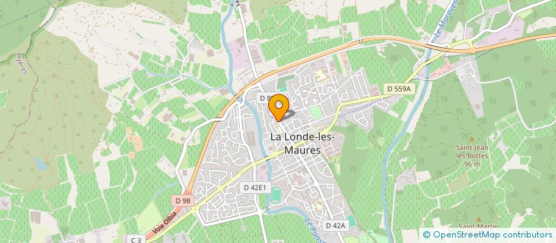 localisation de l'entreprise BOULANGERIE NOEL  LA LONDE-LES-MAURES