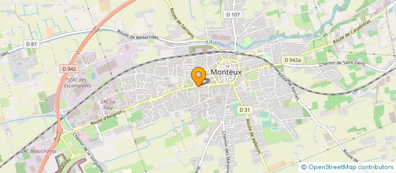 localisation de l'entreprise BOULANGERIE OLINES à MONTEUX