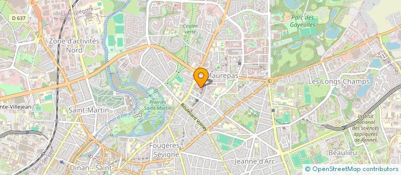 localisation de l'entreprise BOULANGERIE ORIENTALE SAMI  RENNES