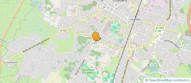 localisation de l'entreprise BOULANGERIE ORIGINE à CHALLANS