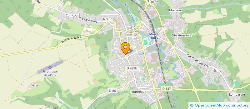 localisation de l'entreprise BOULANGERIE OUNNAR  MOUY