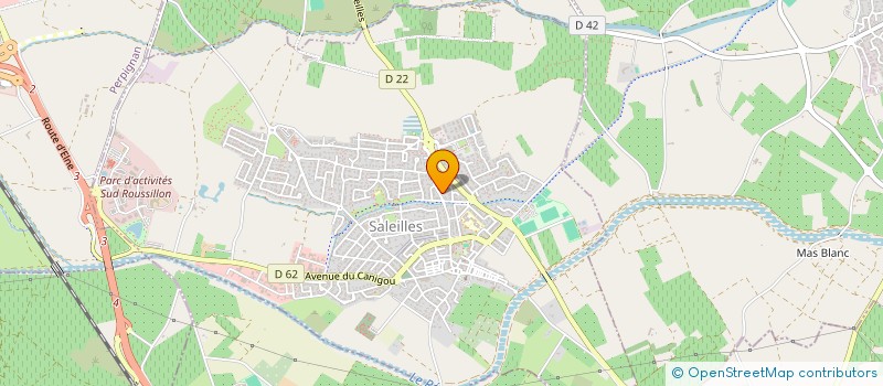 localisation de l'entreprise BOULANGERIE PADERQ  SALEILLES