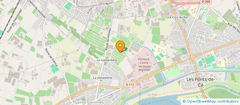 localisation de l'entreprise BOULANGERIE PATISSERIE ASSOCIEES ANGERS à STE GEMMES SUR LOIRE