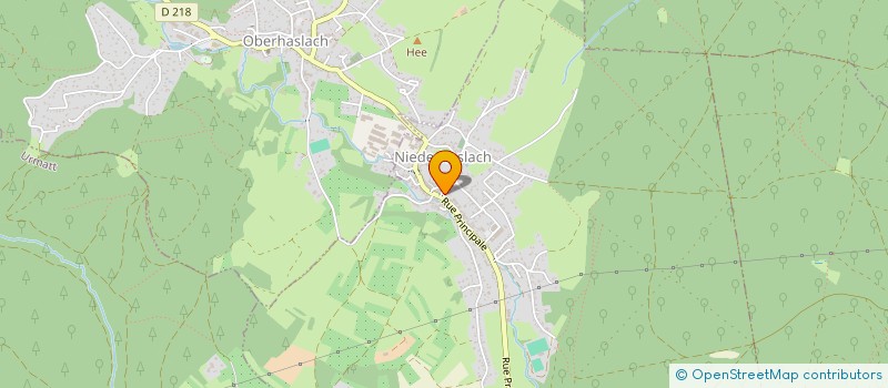 localisation de l'entreprise BOULANGERIE PATISSERIE BAC  NIEDERHASLACH