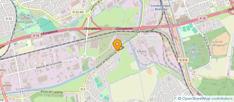 localisation de l'entreprise BOULANGERIE PATISSERIE BAILLIEU  CAPPELLE-LA-GRANDE