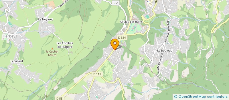 localisation de l'entreprise BOULANGERIE PATISSERIE BERNARD LOCQUET à VAULNAVEYS-LE-HAUT